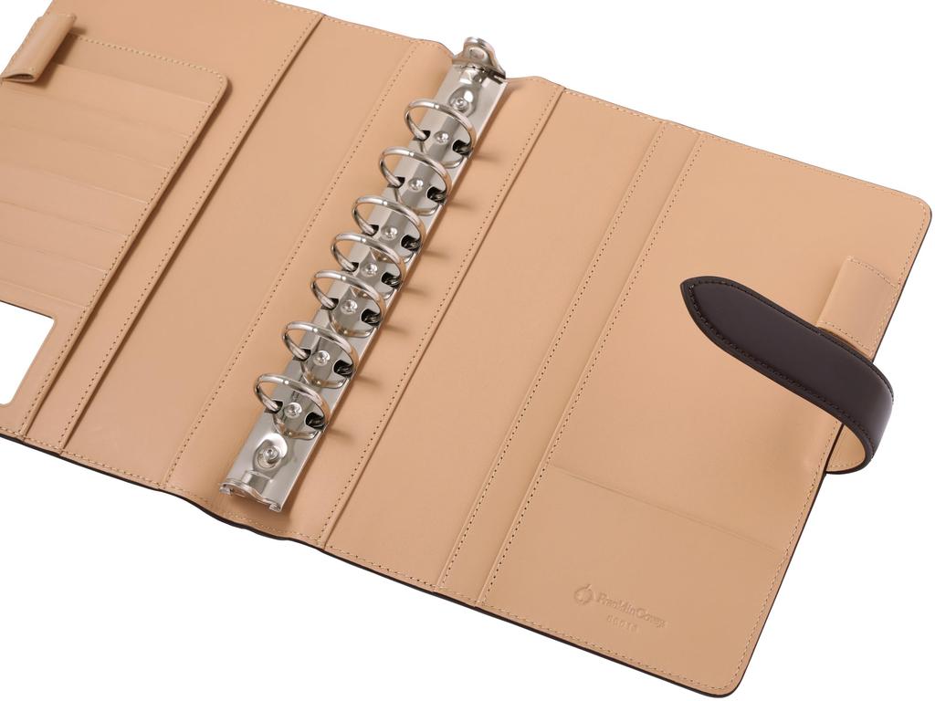 Franklin Planner Cordovan Binder, Classic Size, 28mm, Dark Brown, 66013
