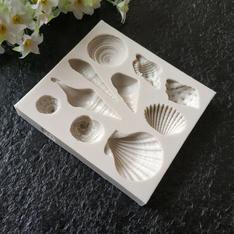 1pc New Conch Shell Silicone Cake Mould DIY Fondant Cake Pudding Jelly Mould