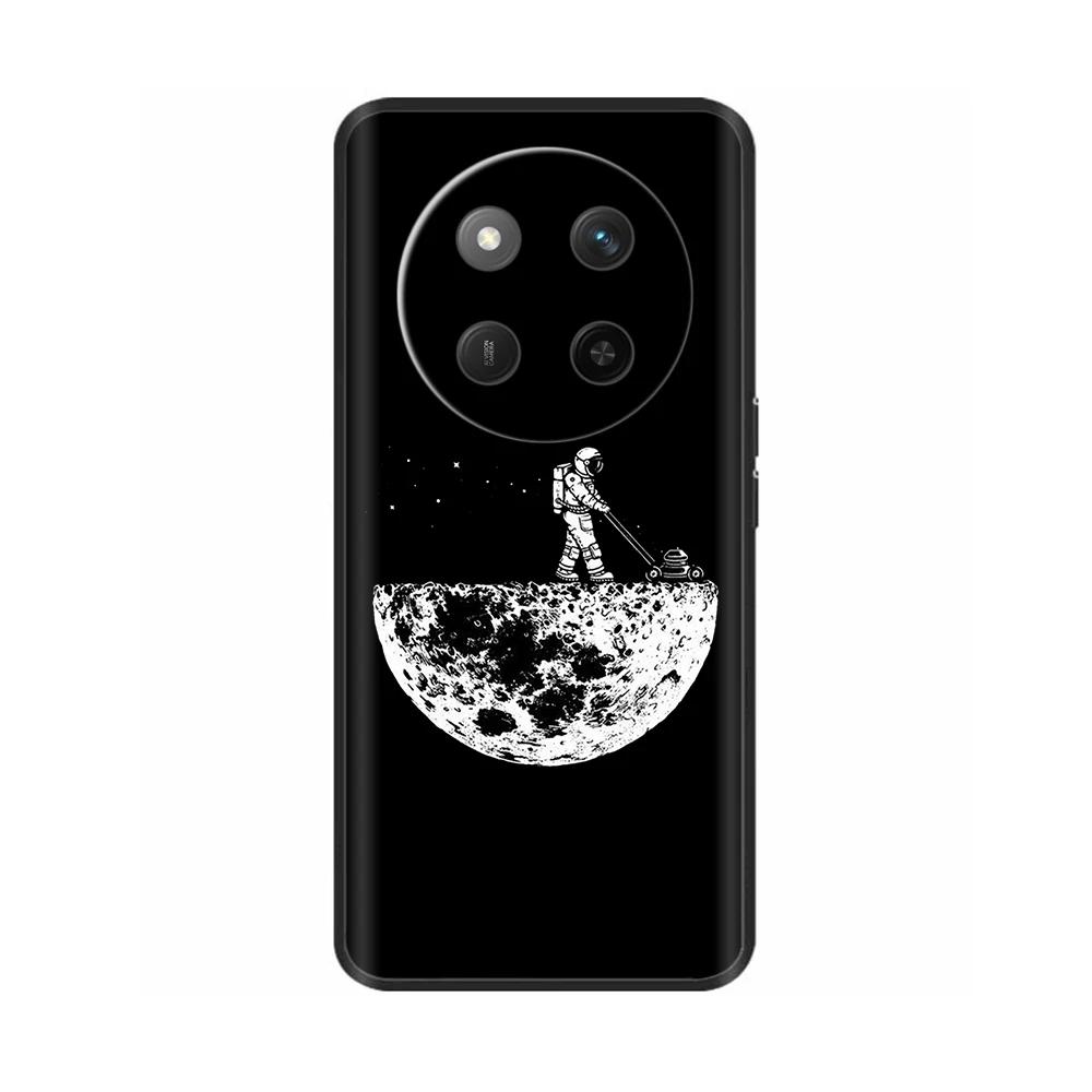 For Honor X60 5G Case Black Silicone Soft Luxury Phone Back Cover for Huawei Honor X60 Pro Painted Shockproof Shell Cases Para