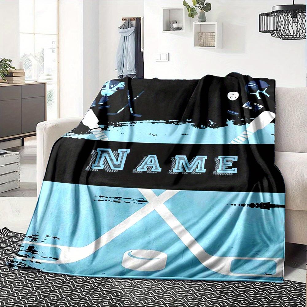 Home Hockey Theme Blanket Fashion Home Blankets Used For Chair Office Sofa Bed Camping Soft And Warm Giving Friends And Relatives Birthday Gifts