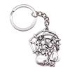 Bat Charm Keychain Spooky Insect Key Holder Halloween Day 28mm Ring