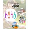 30ML Hand Sanitizer Disinfection Water Bottle with Hook Silicone Sleeve, Perfume Bottle Cover Portable Car-mounted Disinfectant Bottle Mosquito