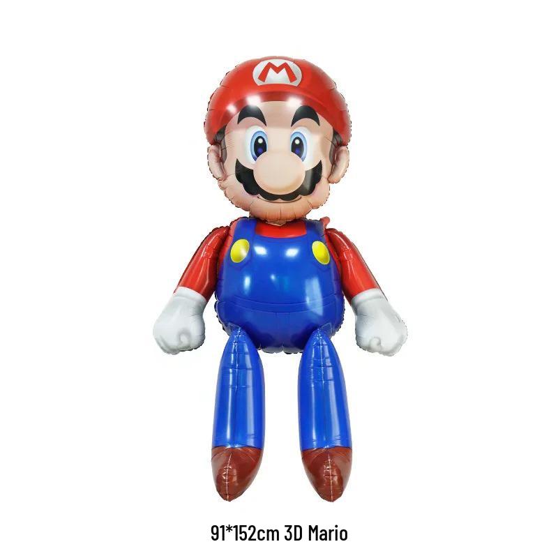 3D Elsa, Buzz Lightyear, Mario Aluminum Foil Balloons for Kids' Events and Decorations
