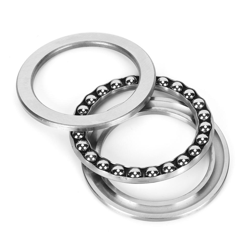 Thrust Ball Bearing Industrial Parts Stamping Cage Low Noise 2RS Seal Dustproof 51114