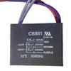 2Pieces Electric Fan Motor Capacitor Upgrading Set High Efficiency Starter Component Heat Resistant Safe Operation
