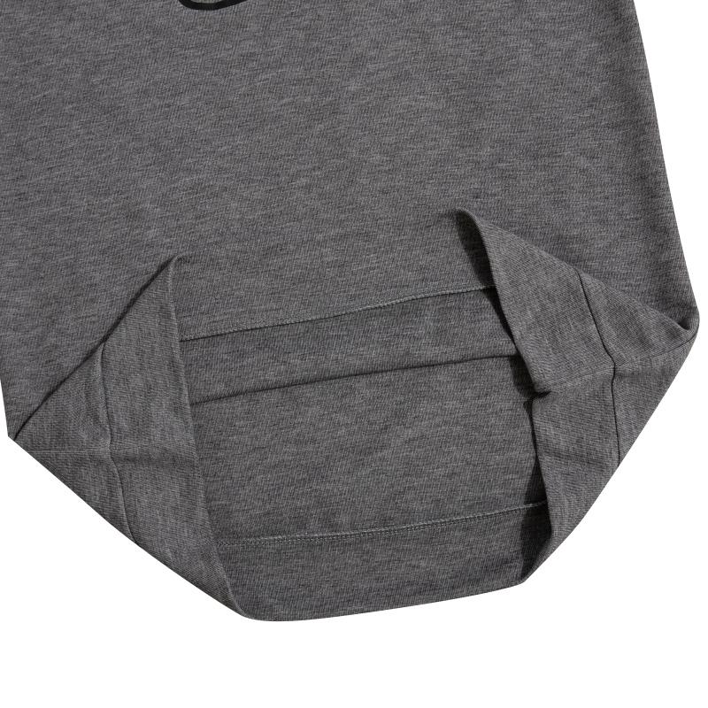 Nike Dri-Fit Letter Logo Printed Sports Casual Crewneck Sweatshirt Kids sweatshirt Gray DQ8813-032