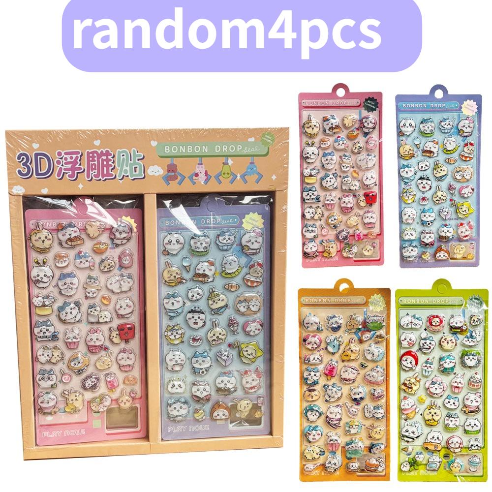 New 2026 stickers 3D DIY Relief Stickers Cartoon Originality Children Fashion Delicate Personality Decorative Stickers