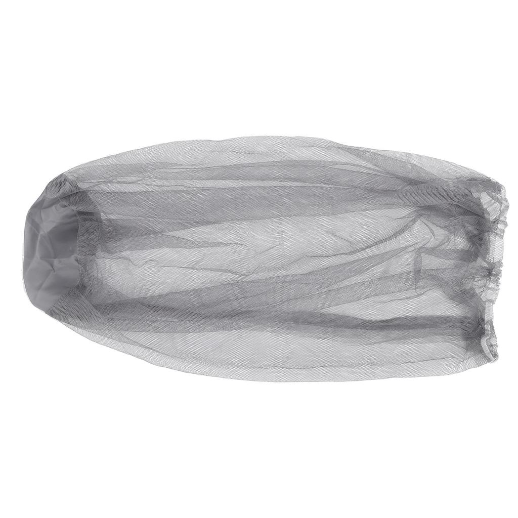 Nylon InsectProof Mosquito Night Fishing Net Sunscreen Breathable Mesh Sheild Cap(Grey )