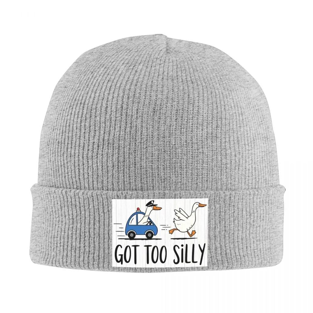Got Too Silly Goose Funny Warm Knitted Cap Winter Knit Bonnet Hat Skullies Beanies Hip Hop Caps for Unisex