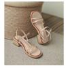 Women's Roman Sandals 2024 Summer New Fashion Flat Open Toe Shoes Casual Elegant Beach Thin Band Sandals Sandalias De Mujer