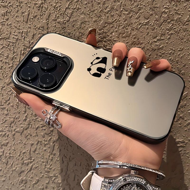 

FOR iPhone15/15Plus/15Pro/15Promax iPhone 14/14Plus/14Pro/14Promax iPhone 13/13Pro/13Promax iPhone 12/12Pro/12Promax iPhone 11 Simple Panda Phone Case iPhone 15 чёрный