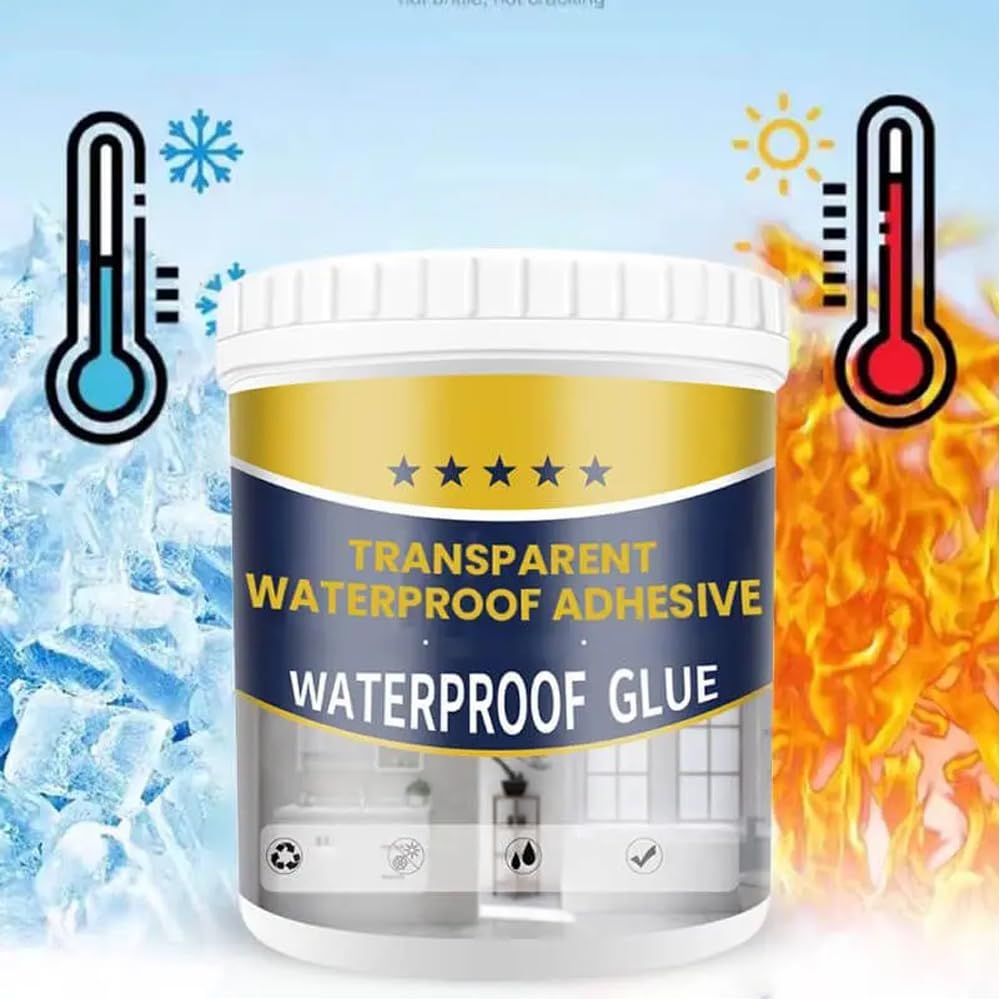 Anti-Leak Glue Sealant Agent Waterproof Coating Transparent Invisible Paste for Kitchen Toilet Exterior Wall Roof Window Repair
