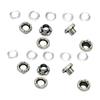 10x Grommets Eyelets Grommet Kit 6mm Inner Diameter Metal Eyelets for Bead Cores Bags DIY Craft Projects Leather Belts Shoes