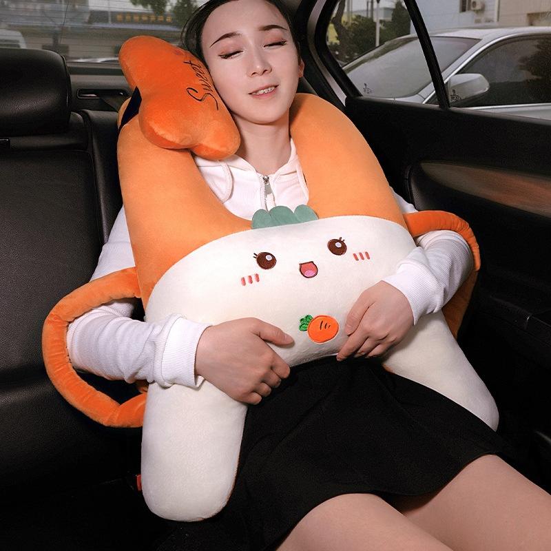 Cartoon Animal Car Neck Pillow Children'S Car Seat Belt Neck Pillow Car Sleeping Artifact Sleeping Pillow