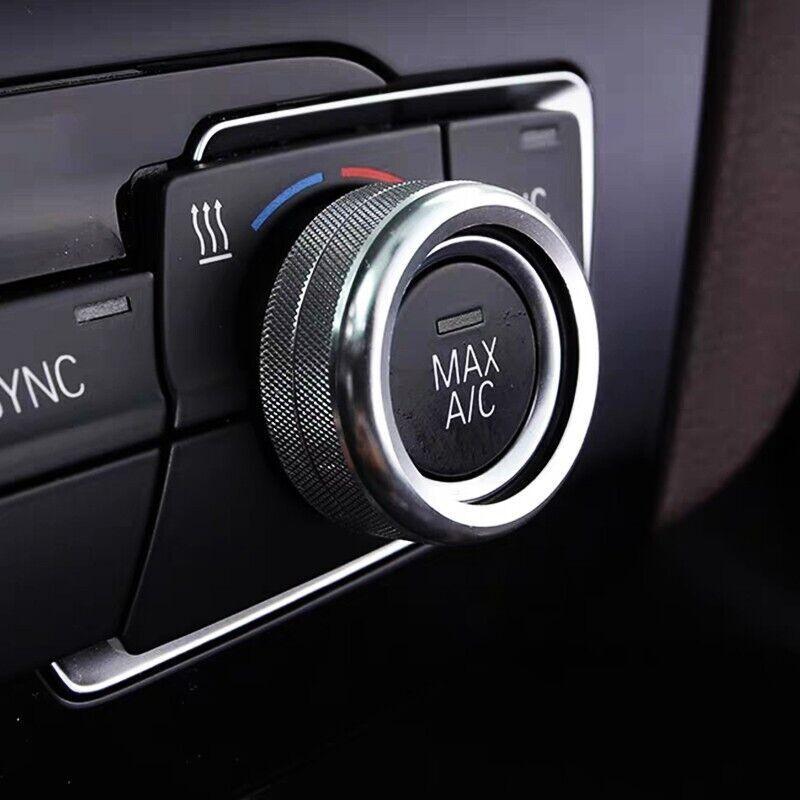 Car Volume Air Conditioning Button Ring Cover Trim Fit For 2016-2022 BMW X1 X2