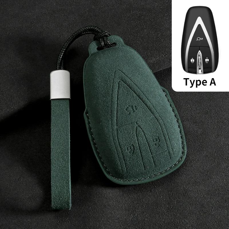 Car Remote Key Case Cover for Changan Deepal S7 SL03 2022 2023 2024 High Quality Auto Key Shell Fob Keychain Suede Accessories