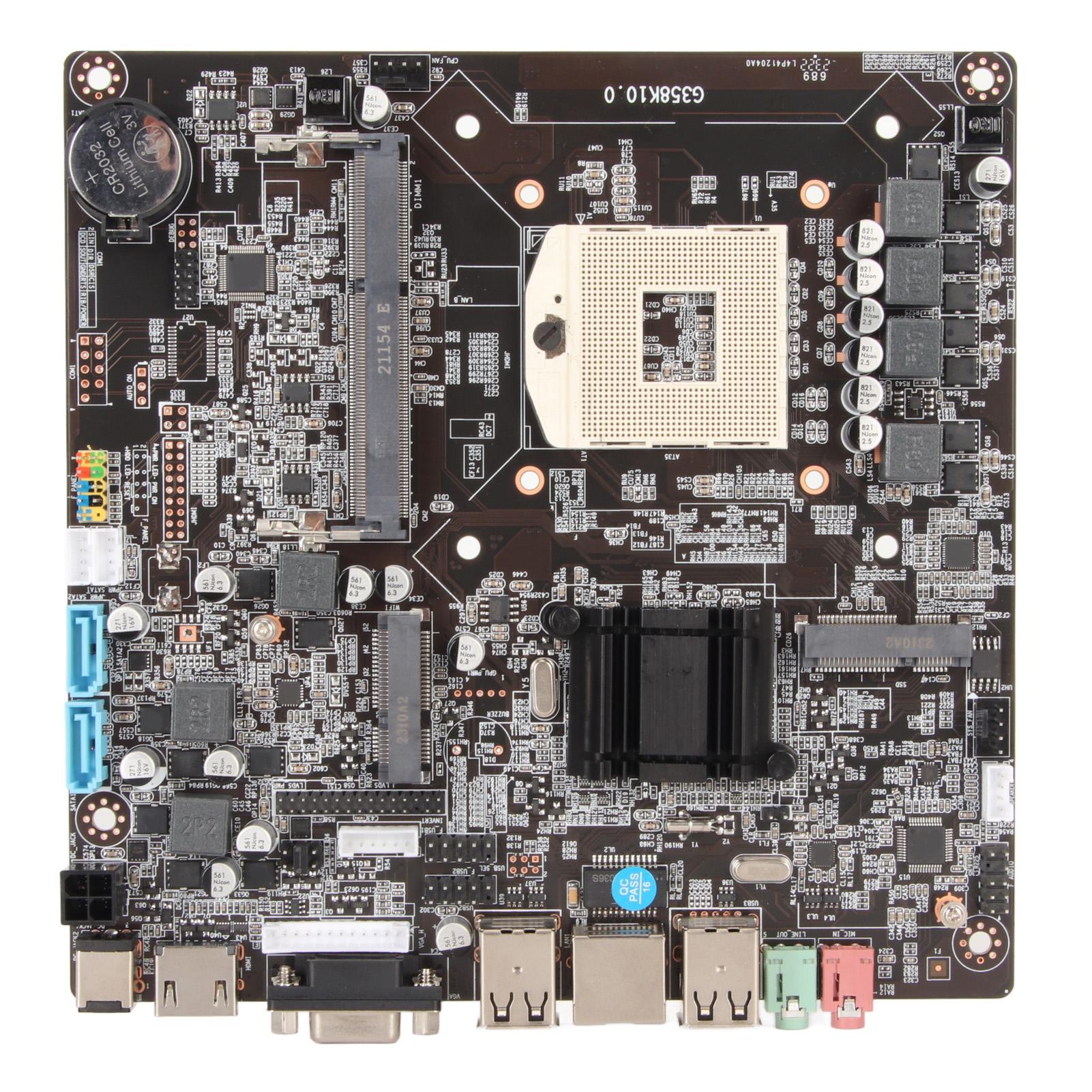 

HM65 Mini ITX Материнська плата LGA 988 DDR3 для Intel 2 3rd для SNB IVB для I3 I5 I7 PGA CPU Ігровий ПК