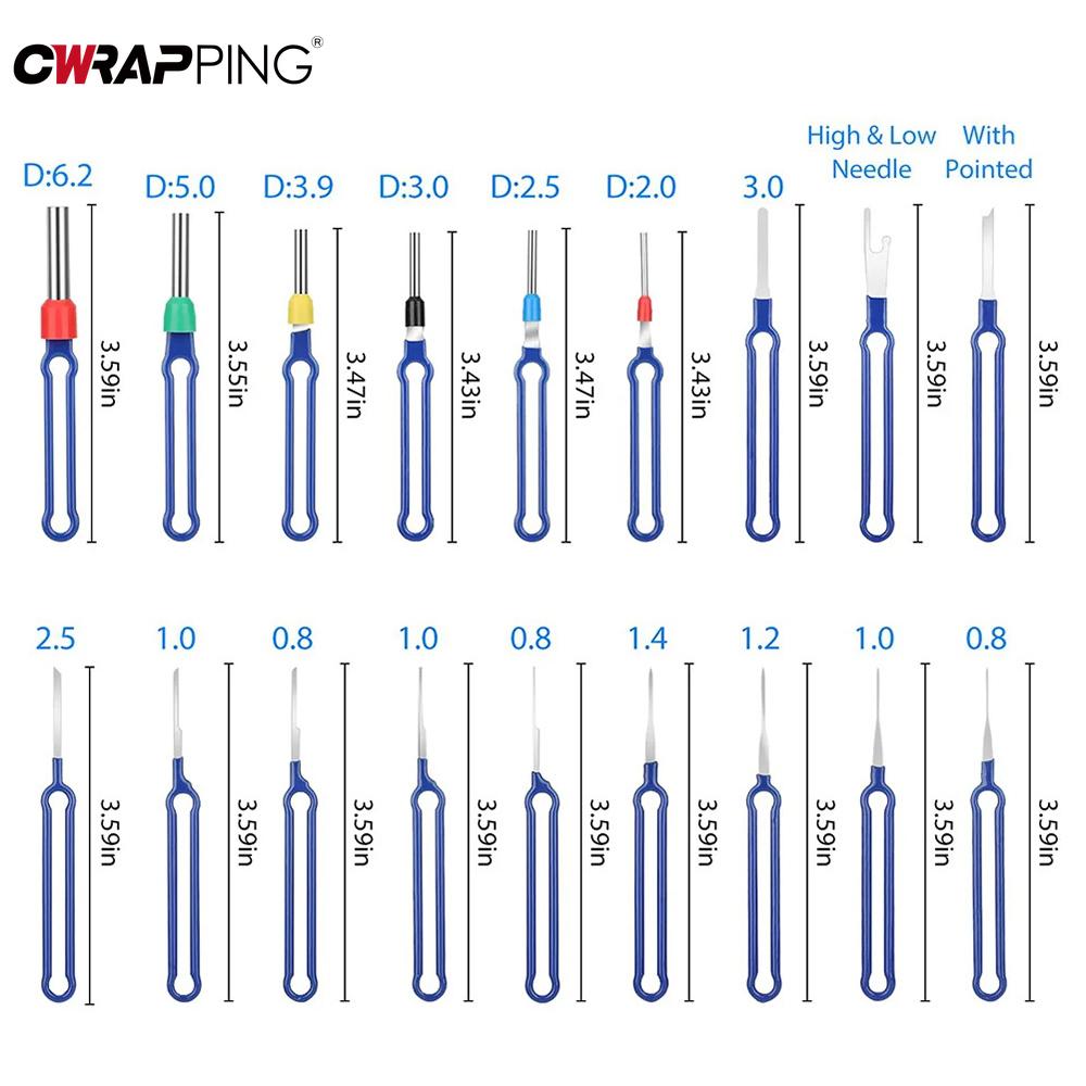 Car Terminal Removal Metal Repair Tool Automotive Universal Auto Wire Pin Extractor Sets Repair Car Disassembly Hand Accessories
