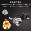 Silver Chrome Strap Pins for Electric Acoustic and Other Guitars with Basic Strap Pins of Guitars, Guitars, Basses, (Set 2)