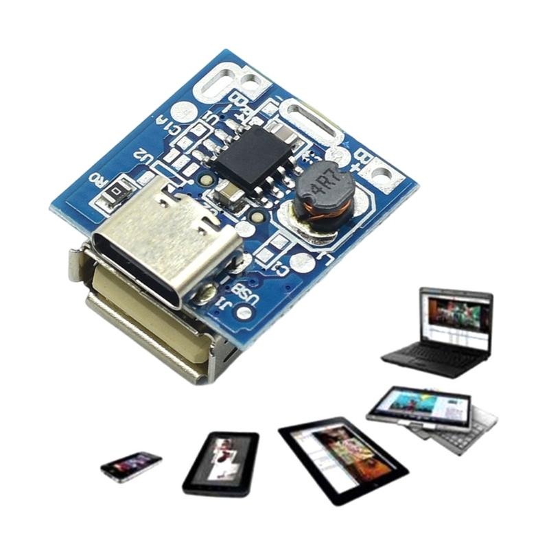 Pack of 10pcs 5V Step Up Board for Lithium Battery Charging Protections with Build-in Intelligent Temperature Control