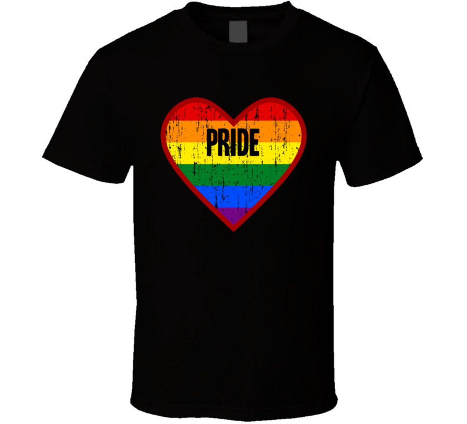 Rainbow Pride T Shirt XL