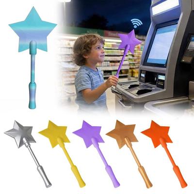3D Printed Star Wand Tap To Pay Star Magic Wand Credit Card Holder Contactless Payment Card Holder Portable