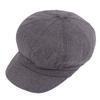 Women Woolen Adjustable Octagonal?Peaked Cap Chic Baseball Hat Gift