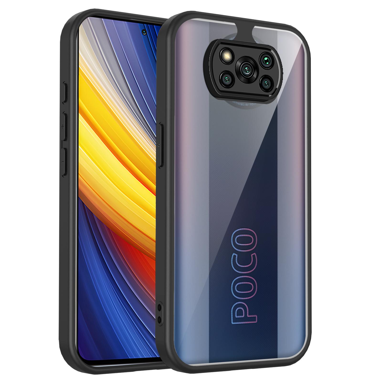 

Чехол для телефона для Mi Poco X3 Pro Ударопрочный чехол с подушкой безопасности ТПУ+Прозрачный для чехла Mi Poco X3 NFC Poco X3 Pro чёрный