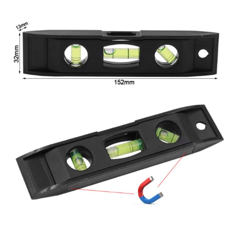 15.2 Cm Multi-Angle Magnetic Levels Portable Spirit Level Tool Measure Tool Machinery Leveller