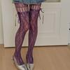 Black White Bow Knot Tights Women Sexy Hollow-Out Y2K Mesh Stockings Jk Uniform Bow Lace Flower Hollow Pantyhose Stockings