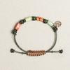Ethnic Sun Bracelet Green