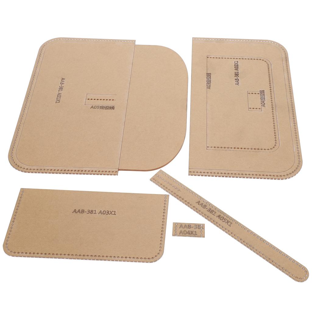 Clear Acrylic Handbag Pattern for Women DIY Handwork Craft Leather Bag Making Tool