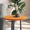 VidaXL Round Table Top Wax Brown Ø50x2.5 Cm Solid Pine Wood, Wooden Table Top, Round Table Top 847126