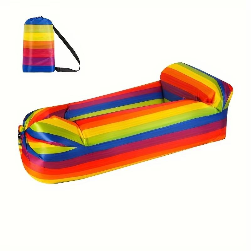 

Portable Fast Inflatable Sofa Beach Sleeping Bag Camping Air Lounger Foldable Air Sofa for Travel Picnic Outdoor Lazy Bed Chair