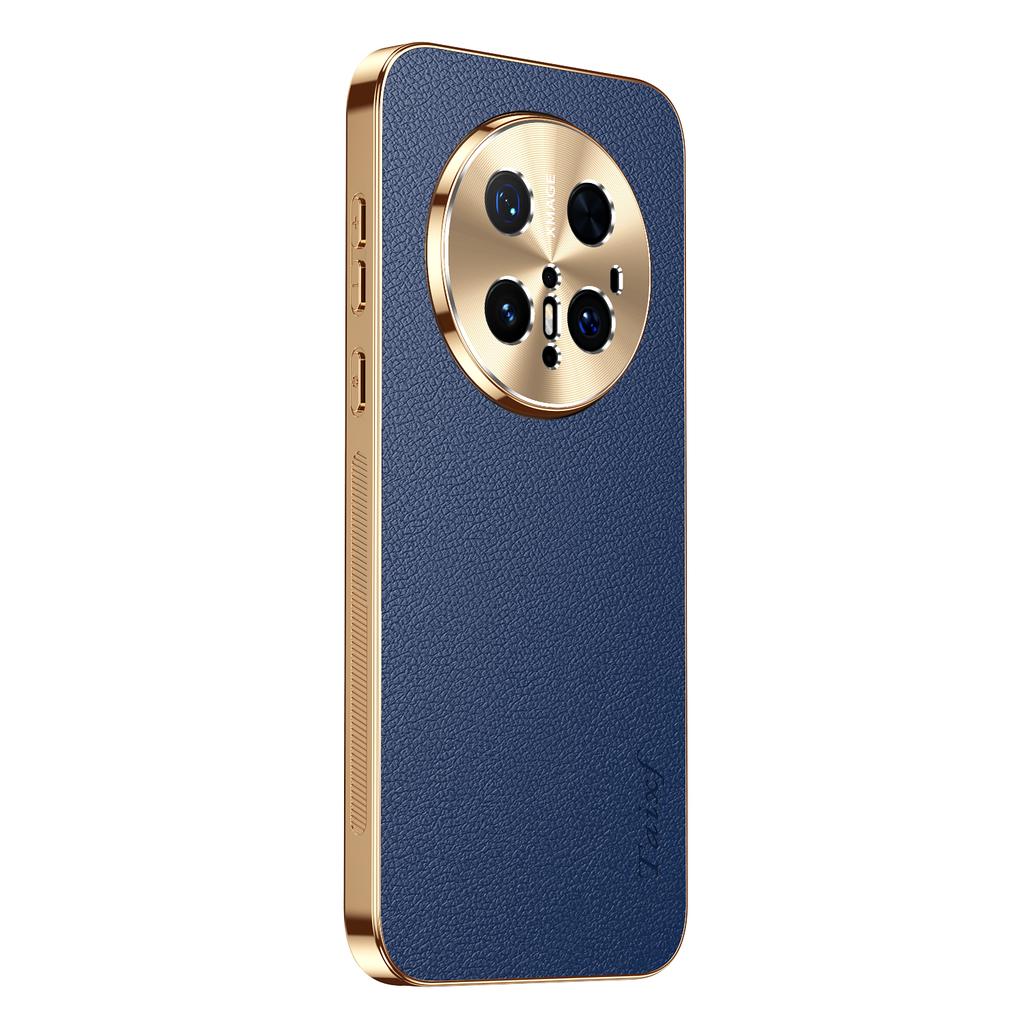 Leather Plating Shockproof Protection Cover For Huawei Mate 70 60 Pro + Plus Texture Lichee Pattern Case For Mate 50 40 30 Pro