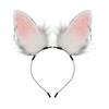 Bunny Ear Headband with Charms Plush Rabbit Costume Furry One Size