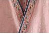 Women's Retro Chinese-Style Embroidered Cardigan with Frog Buttons