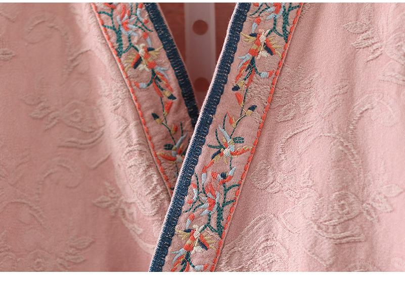 Women's Retro Chinese-Style Embroidered Cardigan with Frog Buttons