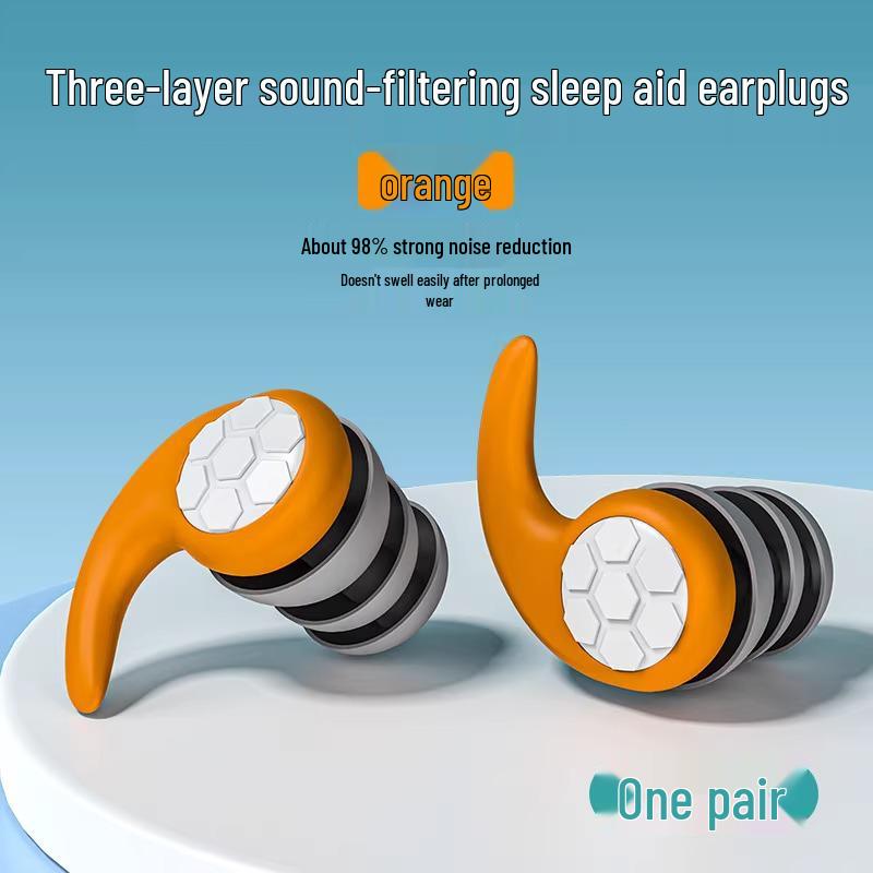 Professional Waterproof Swimming and Bathing Soundproof Earplugs