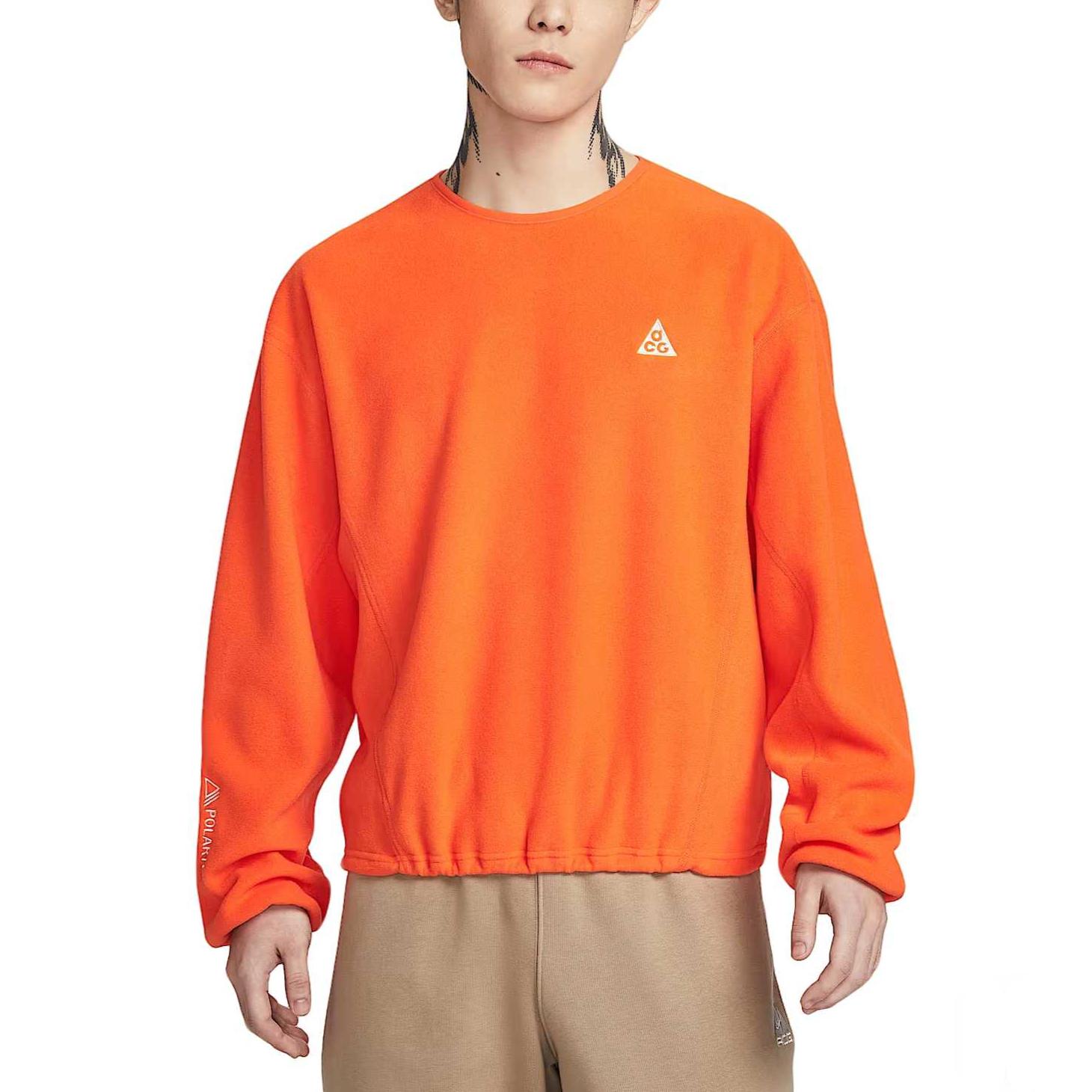 Nike ACG Series Wolf Tree Solid Color Loose Fit Crewneck Sweatshirt Men sweatshirt HV1118-819 3XL