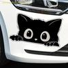 1/2 PCS Protective Vinyl Car Cover With Waterproof PVC Decals – Stylish Accessory Featuring An Adorable Cat Design