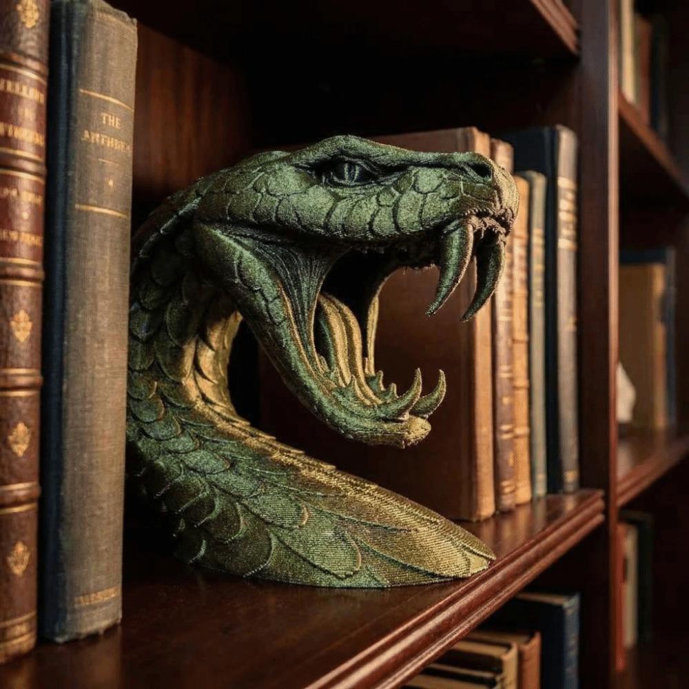 Funny 3D Printing Ornaments Decorations Desktop Accessory Snakehead Ornaments Birthday Gift