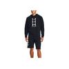 Under Armour Rival Multilogo Fleece Hoodie Men Tops Black 1357094-001