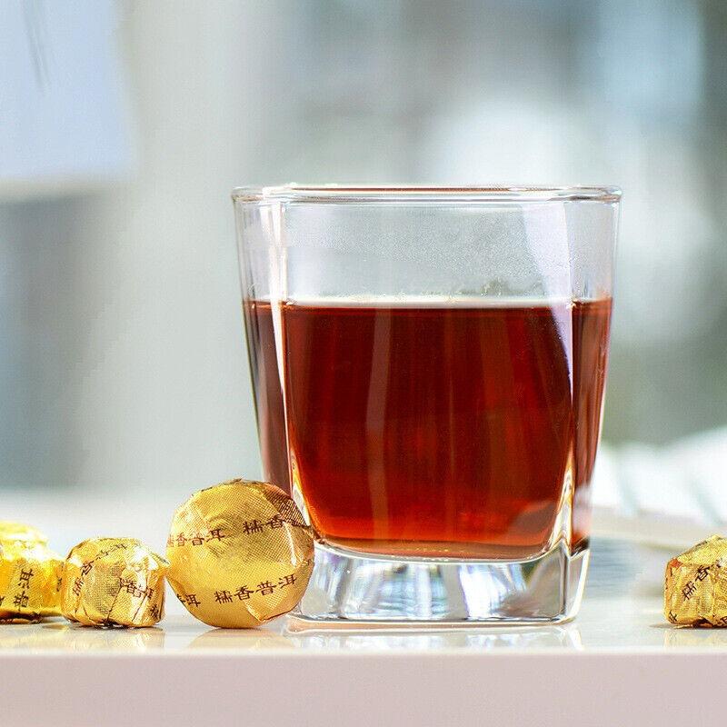 Yunnan Pu'er Ripe Tea Glutinous Rice Fragrant Tuo Small Tuo Tea 15pcs 75g