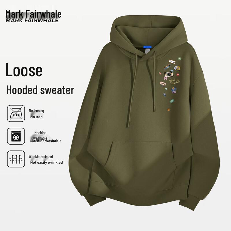 

Mark Fairwhale Men s American Style Graphic Hooded Sweatshirt 2XL