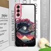 Retro Japoński Pejzaż Fale Etui na Telefon dla Samsung Galaxy S22 S23 S20 FE S24 S25 Ultra S21 Plus Estetyczny Krajobraz Miękki Pokrowiec