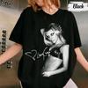 Horký výprodej Dámské Pánské Letní Nové Tričko s Potiskem Klasického Plakátu Lady Gaga Módní Oversized Streetwear Harajuku Volné Ležérní Vrcholy