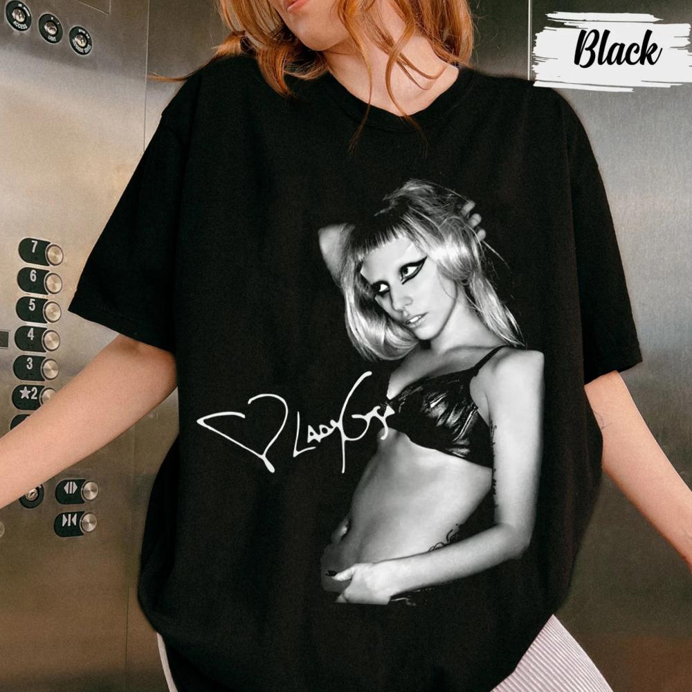 

Горячая Распродажа Классический Постер Леди Гаги Печать Футболка Мужчины Женщины Лето Новая Футболка Мода Оверсайз Уличная Одежда Харадзюку Свободные Повседневные Топы 4XL