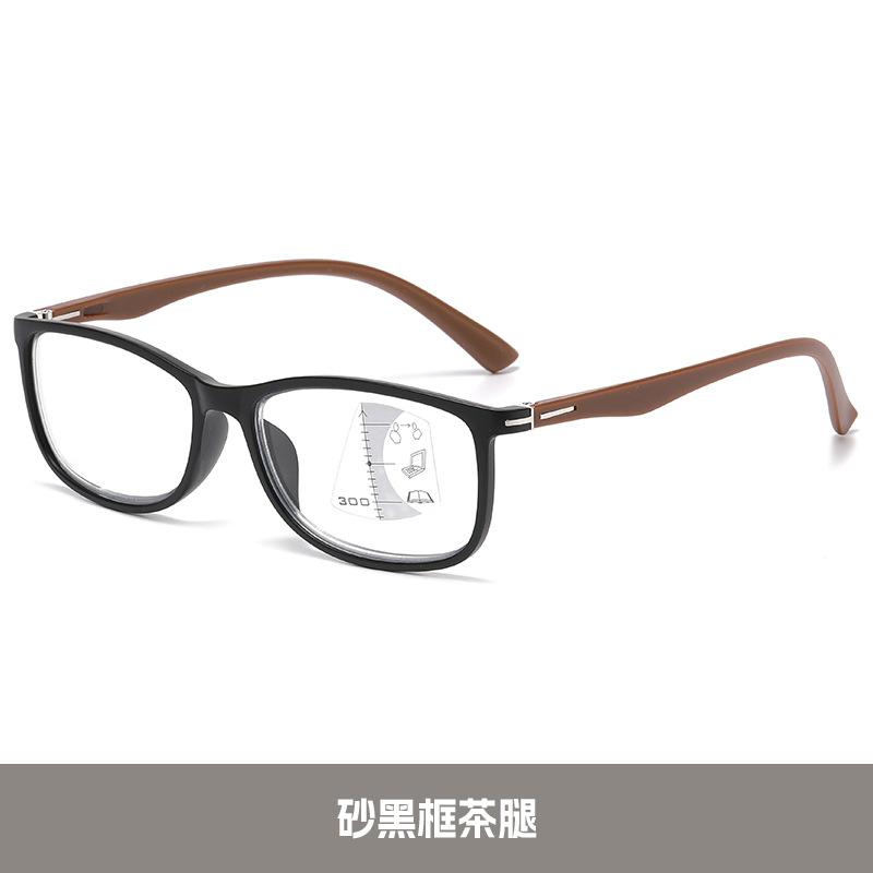 Sensitive Discoloration Asymptotic Multi-Focus Reading Glasses Anti-Blue Light Far And Near Dual-Purpose High Definition Flat Glasses Reading Glasses