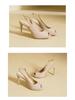 Stiletto Platform Peep-toe Backless Sandals 2025 - Women's Summer High-Heels